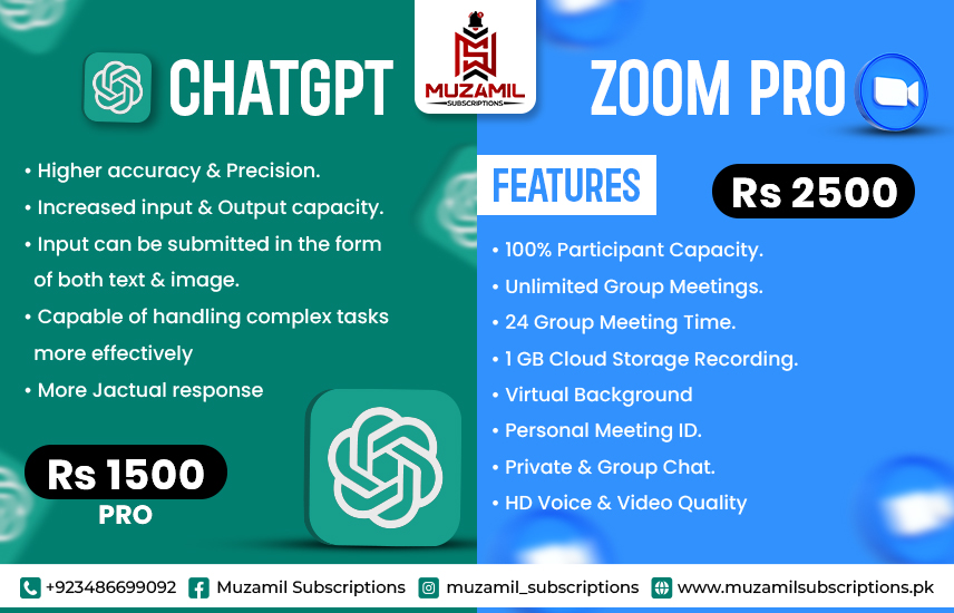 Chatgpt & Zoom Pro