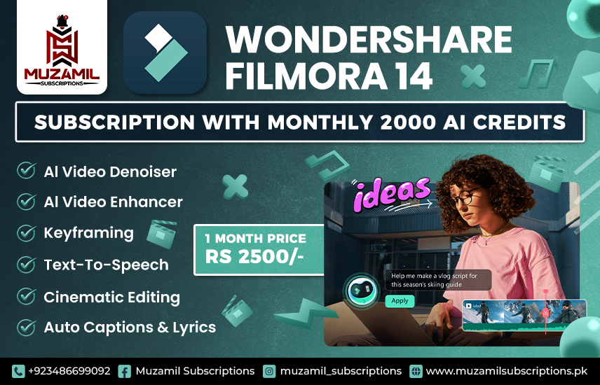 Filmora 15 Advance Plan